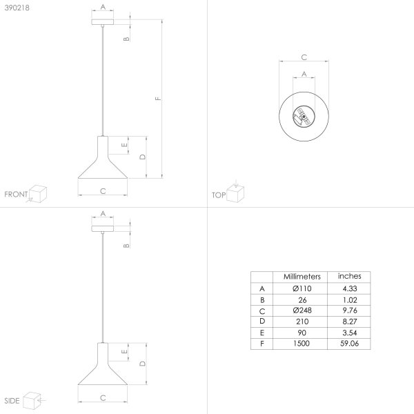 Eglo 390218 - Lustr na lanku MORESCANA 1xE27/28W/230V černá