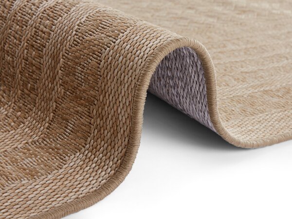 Hanse Home, Kusový koberec Forest 103992 Beige/Brown – na ven i na doma, 200x290, béžová, chodba / předsíň