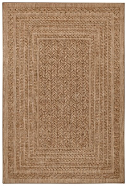 Hanse Home, Kusový koberec Forest 103992 Beige/Brown – na ven i na doma, 200x290, béžová, chodba / předsíň