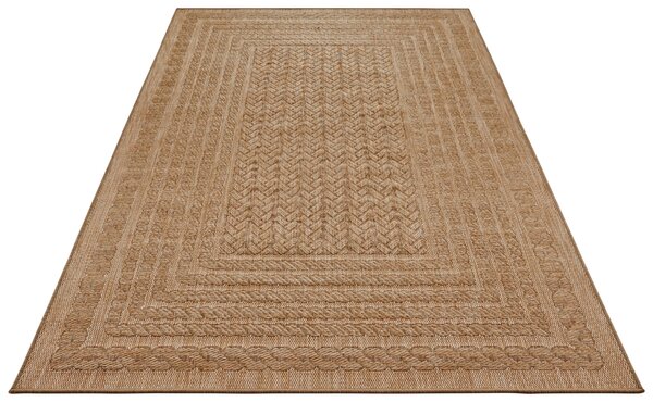 Hanse Home, Kusový koberec Forest 103992 Beige/Brown – na ven i na doma, 200x290, béžová, chodba / předsíň