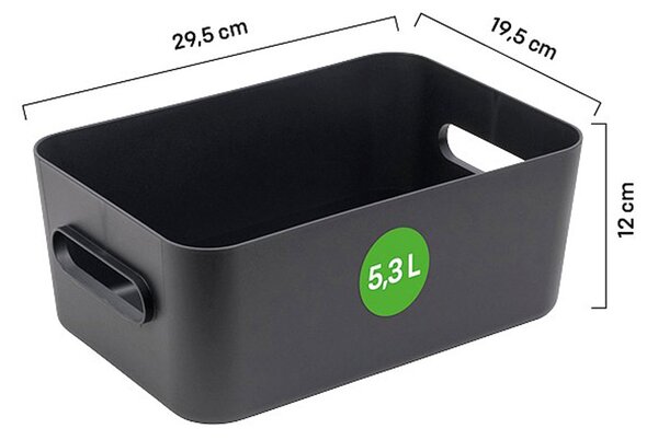 SmartStore Úložný box Comfort M 5,3l Barva: Dark Teal