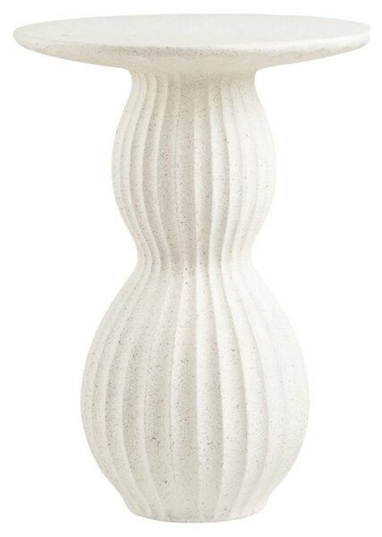 Nordic Living Bílý odkládací stolek Newton 40 cm