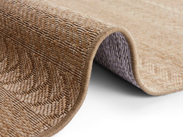 Hanse Home, Kusový koberec Forest 103995 Beige/Brown – na ven i na doma, 80x150, béžová, chodba / předsíň