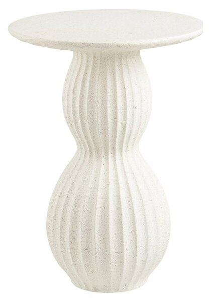 Nordic Living Bílý odkládací stolek Newton 40 cm
