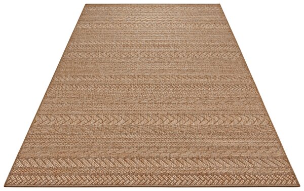 Hanse Home, Kusový koberec Forest 103995 Beige/Brown – na ven i na doma, 80x150, béžová, chodba / předsíň
