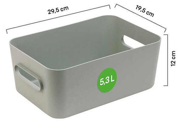 SmartStore Úložný box Comfort M 5,3l Barva: Dark Teal