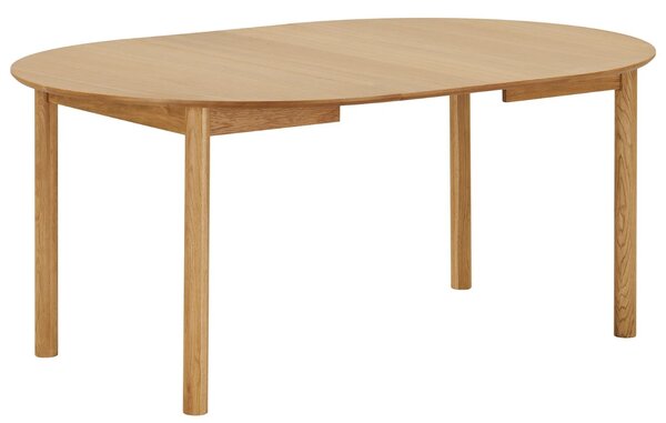 Nordic Living Dubový rozkládací jídelní stůl Bunderberg 120/220 x 120 cm