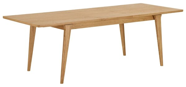 Nordic Living Dubový rozkládací jídelní stůl Darvin 180/230 x 90 cm