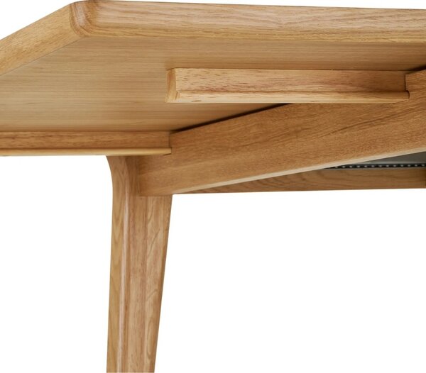 Nordic Living Dubový rozkládací jídelní stůl Darvin 180/230 x 90 cm