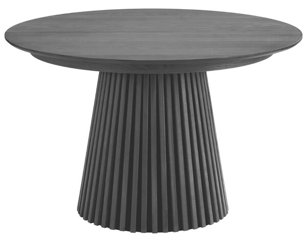 Nordic Living Černý rozkládací jídelní stůl Osaika 120/240 x 120 cm