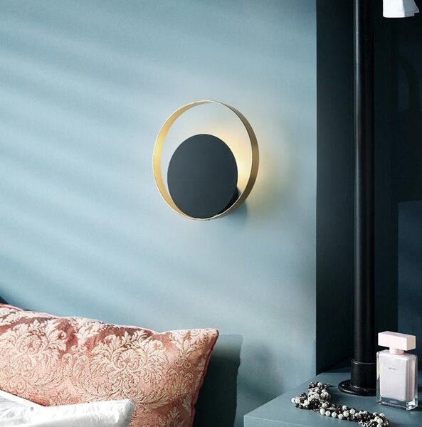 TooLight Nástěnná lampa APP992-W černozlatá