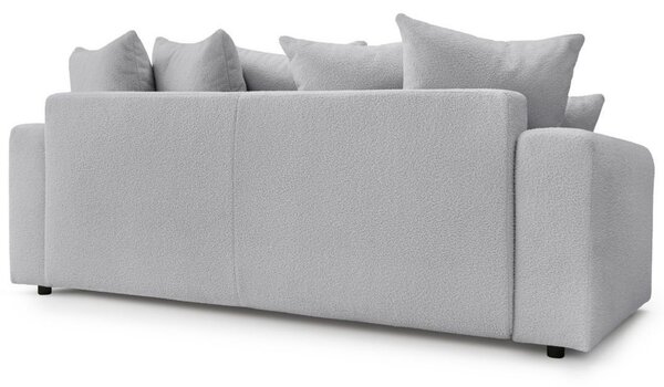 -25 % Dny MOMENTI– Bobochic Paris Světle šedá bouclé rozkládací pohovka Envy 245 cm