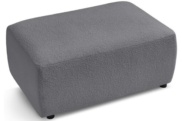 -25 % Dny MOMENTI– Bobochic Paris Tmavě šedá bouclé podnožka Envy 100 x 70 cm