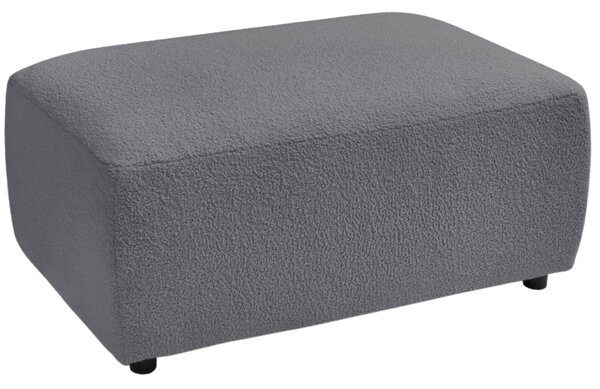 -25 % Dny MOMENTI– Bobochic Paris Tmavě šedá bouclé podnožka Envy 100 x 70 cm