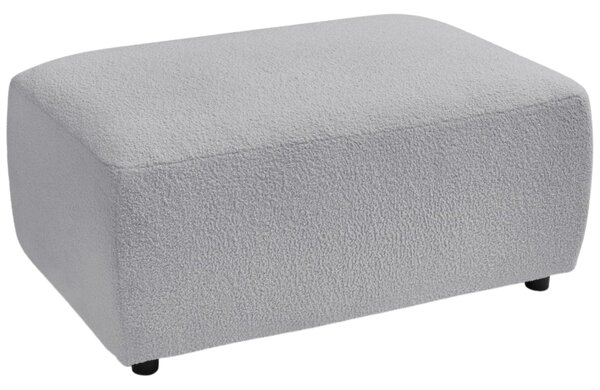 -25 % Dny MOMENTI– Bobochic Paris Světle šedá bouclé podnožka Envy 100 x 70 cm