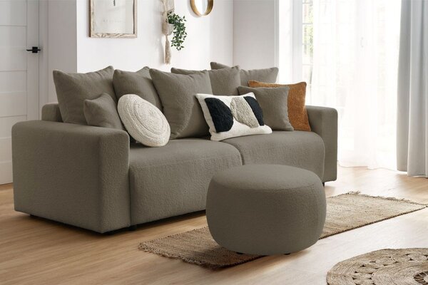 -25 % Dny MOMENTI– Bobochic Paris Hnědá bouclé podnožka Envy 69 cm