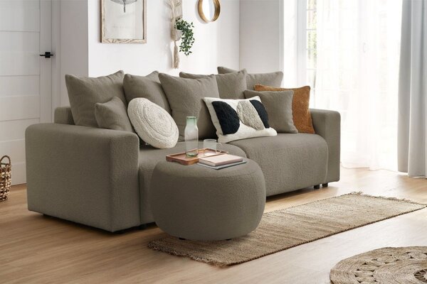 -25 % Dny MOMENTI– Bobochic Paris Hnědá bouclé podnožka Envy 69 cm