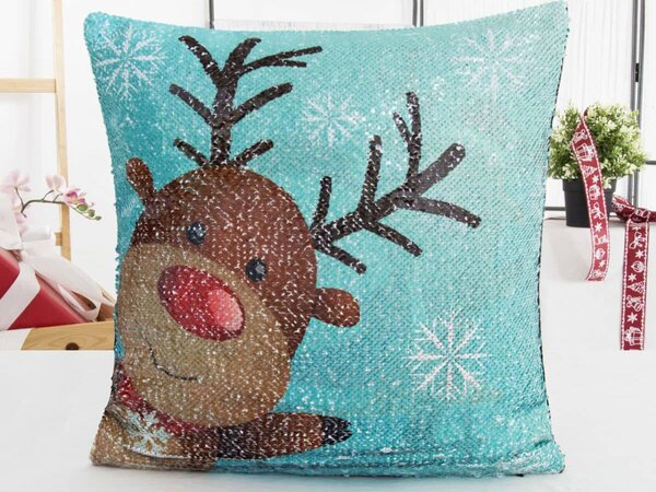 XPOSE® Magický povlak na polštář SANTA 2 40x40 cm
