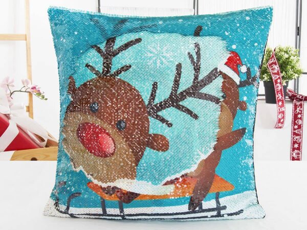 XPOSE® Magický povlak na polštář SANTA 2 40x40 cm