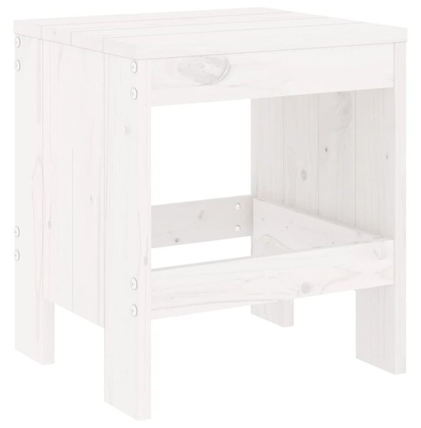 3dílný zahradní bistro set bílý masivní borové dřevo 3157704