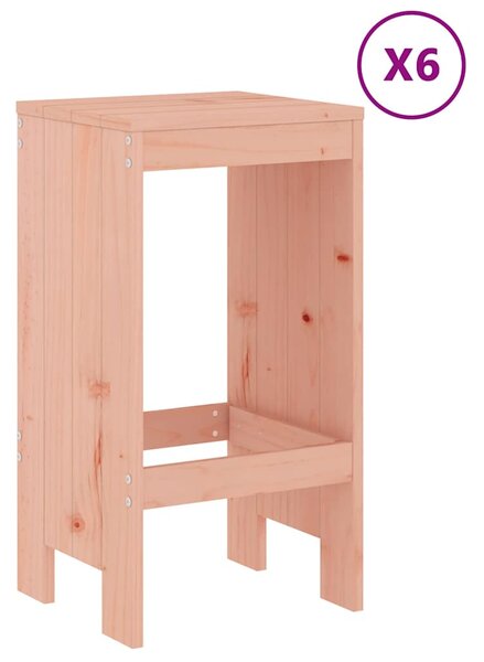 7dílný zahradní barový set masivní dřevo douglasky 3157756
