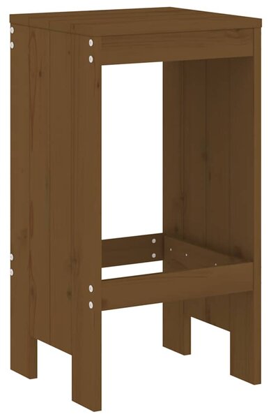 9dílný zahradní barový set medově hnědý masivní borové dřevo 3157760