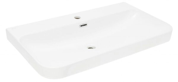 Nábytkové umyvadlo SAT Fusion 81x46 cm otvor pro baterii uprostřed SATFUS8046