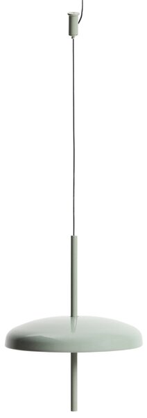 Kave Home Zelené kovové nabíjecí závěsné LED světlo Porte Ø 16 cm