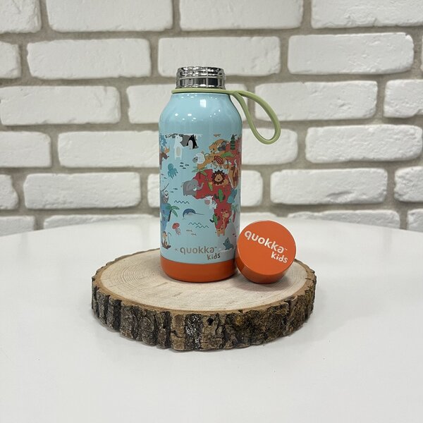 Dětská termoláhev Solid, 330ml, Quokka, mapy