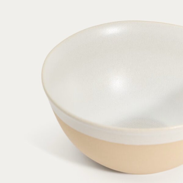 Kave Home Béžová keramická miska Azir 17 cm