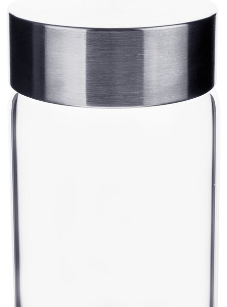 TEMPO-KONDELA CRYSTAL, skleněná láhev s bílým křemenem, 500 ml
