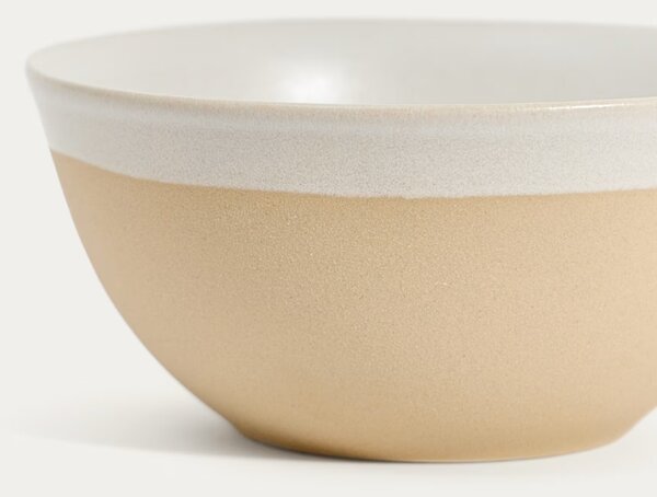 Kave Home Béžová keramická miska Azir 17 cm