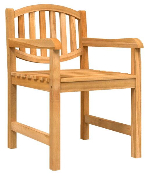 4dílný zahradní jídelní set masivní teakové dřevo 3157938