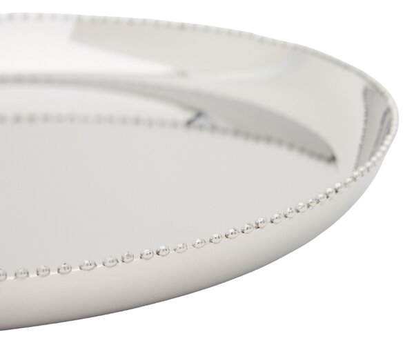 Kave Home Nerezový tác Nirela Ø 28 cm