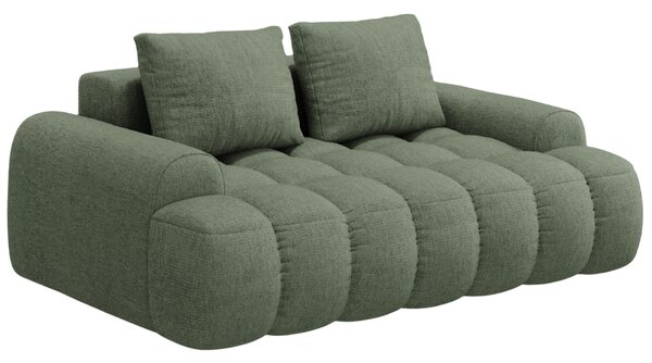 -25 % Dny MOMENTI– Cosmopolitan Design Zelená dvoumístná pohovka Linz 175 cm