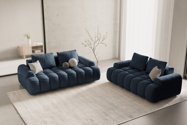-25 % Dny MOMENTI– Cosmopolitan Design Tmavě modrá dvoumístná pohovka Linz 175 cm
