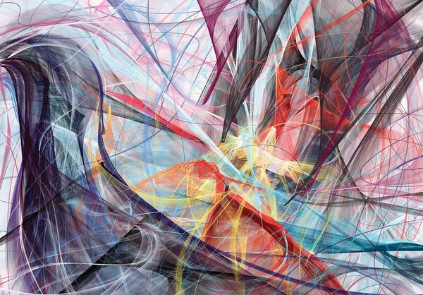 Postershop Fototapeta vliesová: Moderní abstrakce (2) - 208x146 cm