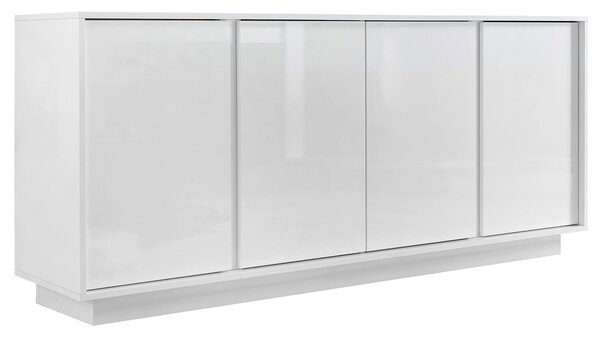ŠIROKÁ KOMODA, vysoce lesklá bílá, 180/79/43 cm MID.YOU - Široké komody, Online Only