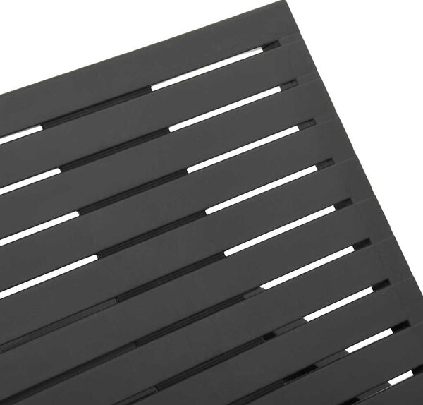 Zahradní lehátko plast antracitové 315827