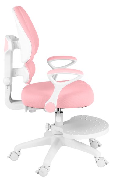 Dětská rostoucí židle Neoseat KIDDY TWO — látka, pratelný potah, růžová