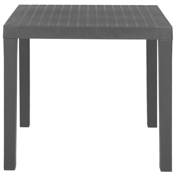 Zahradní stůl šedý 79 x 65 x 72 cm plast 315843