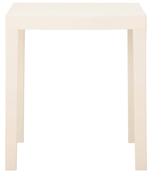 Zahradní stůl bílý 79 x 65 x 72 cm plast 315842