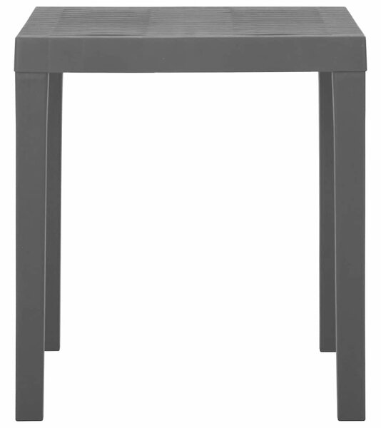 Zahradní stůl šedý 79 x 65 x 72 cm plast 315843