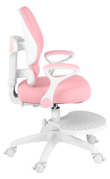 Dětská rostoucí židle Neoseat KIDDY TWO — látka, pratelný potah, růžová