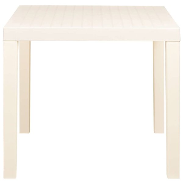 Zahradní stůl bílý 79 x 65 x 72 cm plast 315842