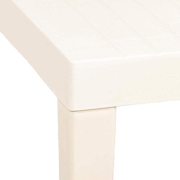 Zahradní stůl bílý 79 x 65 x 72 cm plast 315842
