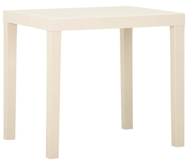 Zahradní stůl bílý 79 x 65 x 72 cm plast 315844