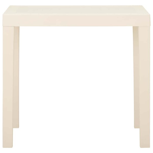 Zahradní stůl bílý 79 x 65 x 72 cm plast 315844