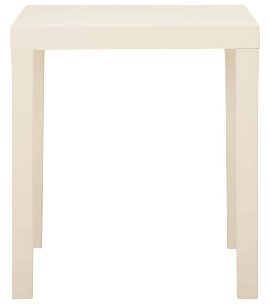 Zahradní stůl bílý 79 x 65 x 72 cm plast 315844