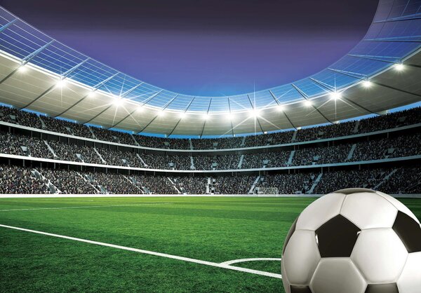 Postershop Fototapeta vliesová: Sportovní fotbalový stadion - 152,5x104 cm